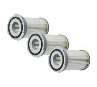 vhbw 3x filtro compatibile con AEG Electrolux AAC6755, AAC6720, AAC6750, AAC6727, AAC6735, AAC6710 aspirapolvere - Filtro aria di scarico, bianco