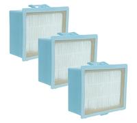 vhbw 3x filtro compatibile con Bosch BGL2UB132/11, BGLS2FRESH, BGS1112/02, BGS1112/01, BGS11700/01 aspirapolvere - filtro HEPA blu/bianco