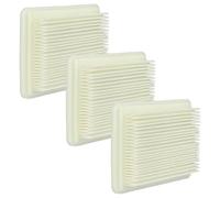 vhbw 3x filtro compatibile con Bosch UniversalVac 18 aspirapolvere - filtro HEPA/a pieghe piatte bianco