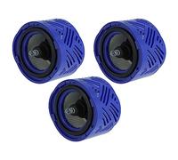 vhbw 3x filtro compatibile con Dyson SV09, DC58, V6, DC74, DC62, V6+, DC59 aspirapolvere - filtro HEPA post-motore lilla