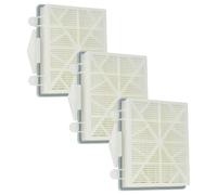 vhbw 3x filtro compatibile con Kärcher CV 38/2, CV 30/1, CV 38/2 Adv, CV 48/2 Adv, CV 38/1, CV 48/2 aspirapolvere - filtro HEPA nero/bianco