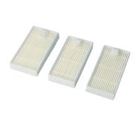 vhbw 3x filtro compatibile con Medion MD16192, MD18318, MD18500, MD18501, MD18600 aspirapolvere - filtro HEPA bianco