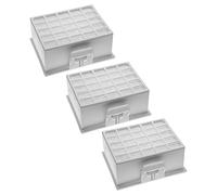 vhbw 3x filtro compatibile con Siemens VS06G1831/02, VS06G1831/03, VS06G1832/02, VS06G1831/01 aspirapolvere - Filtro HEPA anallergico