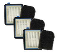 vhbw 3x filtro HEPA, 3x filtro pre-motore compatibile con Electrolux Well Q8, Q6, Q7, QX8-2, QX6, QX7 aspirapolvere