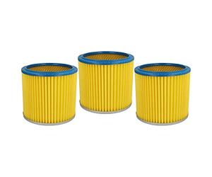 vhbw 3x filtro rotondo/a lamelle compatibile con EinhellB-NT 1250, EMK 1000, BT-VC 1115/2, SMK 300/E, TC-VC 1812 S, TC-VC 1930 SA, Universal 18-50l