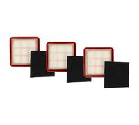 vhbw 3x filtro salva-motore, 3x filtro in spugna compatibile con Beko VCO 32803 AF, VCO 32802 AD aspirapolvere