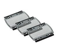 vhbw 3x lametta compatibile con Braun 370, 350, 375, Pocketgo Twist E-Razor, 5614, 5615, P10, 355 rasoio, nero/argento