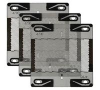 vhbw 3x lametta sostituisce Braun 410 per rasoio, argento