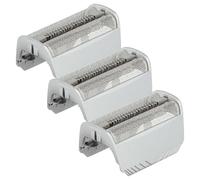 vhbw 3x Lamina a doppio taglio compatibile con Braun 7790, SmartControl, Syncro, FIX400, SyncroPro rasoio elettrico + telaio, colore argento