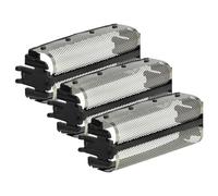 vhbw 3x Lamina a doppio taglio compatibile con Remington DF56, DF40, DA767, DF30, DF55, DF5, DF50, DF10, DF20 rasoio elettrico + telaio, colore nero