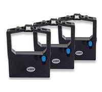 vhbw 3x nastro in nylon per stampante ad aghi OKI Microline ML-321, ML-3320, ML-3321, ML-390, ML-5320 sostituisce 9002303.