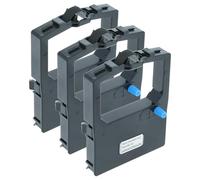 vhbw 3x nastro inchiostrato compatibile con OKI Microline ML 183 Elite, ML 184 T, ML 183 Plus, ML 184 stampante ad aghi - nero