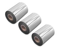 vhbw 3x nastro trasferimento termico compatibile con CAB Squix4, Mach4, Mach2 etichettatrice, indelebile, 90mmx300m, cera/resina