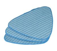 vhbw 3X Panno Compatibile con Dirt Devil AquaClean DD301-0, DD302-0, M318, M318-0, M325 Scopa a Vapore - Microfibra, Blu/Bianco