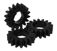 vhbw 3x Pignone compatibile con Briggs & Stratton 392749 motorino di avviamento, avviamento elettrico per tosaerba - 4 cm ruota dentata, 16 denti