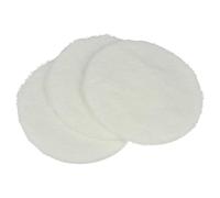 vhbw 3x tampone lucidante sostituisce Kärcher 2.863-196.0 per spazzola aspirante - Set di dischi lucidanti per parquet bianco
