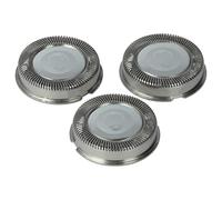 vhbw 3x testina di ricambio compatibile con Philips HS985, HS990 rasoio elettrico, argento