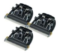 vhbw 3x testina sostituisce Panasonic WER9902-Y136, WER9902Y per rasoio, nero