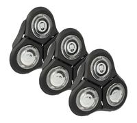vhbw 3x testina sostituisce Philips RQ11 per rasoio, nero/argento