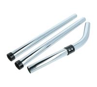 vhbw 3x tubo 3 pezzi con prolunga compatibile con Numatic Henry 170 Plus aspirapolvere - attacco 32mm, 50-150 cm, argento