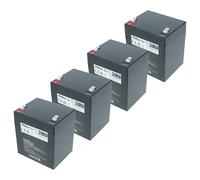 vhbw 4x batteria compatibile con The Box MBA75W, MBA75W MKII, MBA120W MKII, MBA120W casse, altoparlanti, speaker (6Ah, 12,8V, LiFePO4)