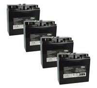 vhbw 4x batteria sostituisce AGM10 per UPS (20Ah, 12V, AGM)