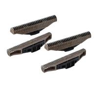vhbw 4x blocco lame compatibile con Eltron 4000, 4810 (48.0, 48.1, 48.3), 4830 (48.0, 48.1, 48.3) rasoio, nero/argento