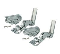 vhbw 4x Cerniera della porta compatibile con Constructa CE61250, CE71240, CE521EF30, CK. 242EFE0, CK121EFE0 frigorifero - set di riparazione