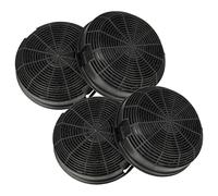vhbw 4x filtro a carboni attivi compatibile con Elica EFC602400X, CERTOSA IX/A/90, EFC60131X, CA64001-X, CA6400IS-X cappe aspiranti - 15,3 cm