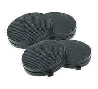 vhbw 4x Filtro a carboni attivi compatibile con Falmec MIRA BLACK cappe aspiranti - 16,8 cm