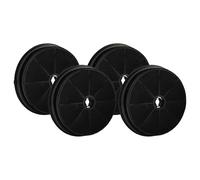 vhbw 4x filtro a carboni attivi compatibile con Hotpoint AG60TX-HA, AE90GY-HA, AE80GY-HA, AE60GY-HA, 7HSL6PWHRU-HA cappe aspiranti - 19 cm