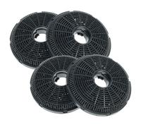 vhbw 4x filtro a carboni attivi compatibile con Silverline 3444, 3450, 3420, 3440, 4140, 3290, 3300, 3129, 3265, 2242, 3457, 3472 cappe aspiranti