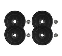 vhbw 4x filtro a carboni attivi compatibile con Smeg KT61NEE, KT81XE, KSEIR62SE2, KT61EBE, KT91NEE, KT91XE cappe aspiranti - 2,3 cm