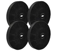 vhbw 4x Filtro a carboni attivi compatibile con Tecnowind TW150 A9885165 cappe aspiranti - 19 cm
