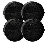 vhbw 4x filtro a carboni attivi compatibile con turboair 421113, 421117, CB42A1, GZD1125, C593N, AE901E cappe aspiranti - 16 cm