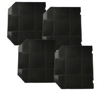 vhbw 4x filtro a carboni attivi sostituisce FABER Model EFF72 per cappe aspiranti - 26,5 x 23,7 x 1,6 cm