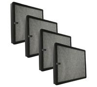 vhbw 4x filtro aria compatibile con Medion MD 10444, 10378 purificatore d'aria - filtro combinato prefiltro + HEPA + carbone attivo