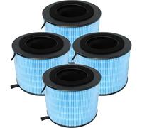 vhbw 4x filtro aria compatibile con Philips AMF220 purificatore d'aria - filtro combinato carbone attivo + filtro Hepa