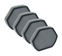 vhbw 4x filtro compatibile con Bosch BGS11700, BGC1B100, BGC1B130, BGC11700, BGC11550, BGS1112 aspirapolvere - Filtro in spugna nero/grigio