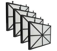 vhbw 4X Filtro Compatibile con Dolphin Pulit E55, E90, E80, E70 aspiratore Piscina - Filtro fine, 26,5 x 15,8 x 1,1 cm