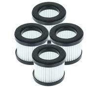 vhbw 4x filtro compatibile con Kärcher CVH 2 Premium, 2-4, 3 Plus, 2, 3 aspirapolvere - Filtro HEPA nero/bianco