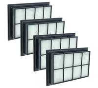 vhbw 4x filtro compatibile con Kärcher SV1802, SV1902, SV7 aspirapolvere - filtro HEPA nero/bianco