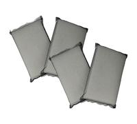vhbw 4X Filtro Compatibile con Zodiac Tornax OT2100, OT3200, OT3240 aspiratore per Piscine, Robot per Piscine - Filtro a Maglie Fini, 25 x 16 x 4 cm