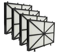 vhbw 4X H11 Filtro Compatibile con Dolphin Supreme M4 PRO, M4, Liberty aspiratore Piscina - Filtro fine, 26,5 x 15,8 x 1,1 cm