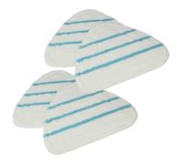 vhbw 4X Panno Compatibile con Clean Maxx Scopa a Vapore - Poliammide/Poliestere, Blu/Bianco