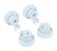 vhbw 4x Ruota per cestello inferiore compatibile con AEG lavastoviglie - Diametro 14 mm