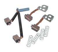 vhbw 4x spazzola carbone per motore di avviamento compatibile con Briggs & Stratton 195707 0401-E1, 0162-01, 0189-01 tagliaerba, trattorini rasaerba