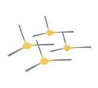 vhbw 4X Spazzola Laterale Compatibile con Ecovacs Deebot Slim DA610, DA610 Marvel Edition, 2, DA60 Robot aspirapolvere - Set spazzole, Grigio/Giallo
