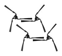vhbw 4X Spazzola Laterale Compatibile con Miele Scout RX1 Robot aspirapolvere - Set spazzole, DX/SX, Nero