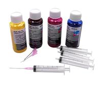 vhbw 4x sublimatico compatibile con Ricoh Aficio SG 3110DN stampante a sublimazione - set di ricarica ciano, magenta, nero, giallo, 100ml